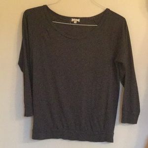 J.crew tissue tee. Charcoal color. Size small